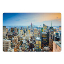 Aerial View New York City Pet Mat