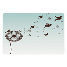 Dandelion Doves Bloom Pet Mat