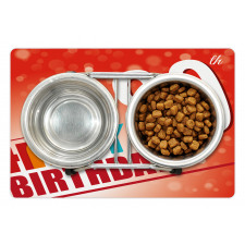 80 Old Birthday Party Pet Mat