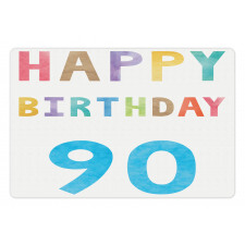 Happy 90th Birthday Pet Mat
