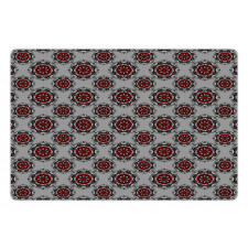 Moroccan Flower Rose Pet Mat