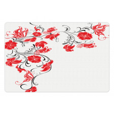 Japanese Flowers Ivy Pet Mat