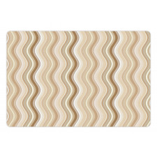 Wavy Lines Vertical Swirl Pet Mat