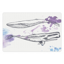 Grunge Mammals Murky Art Pet Mat