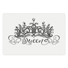 Crown Lettering Baroque Pet Mat