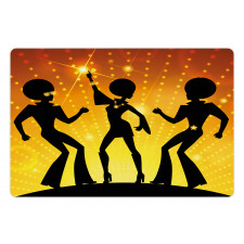 Dancing Afro People Pet Mat