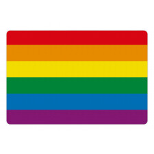 Gay Parade Flag Freedom Pet Mat