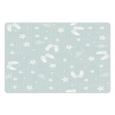 Beach Theme Sea Star Pet Mat