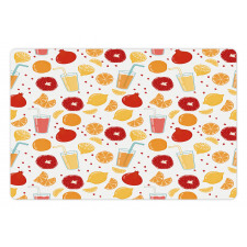 Fruits Juice Lemon Pet Mat