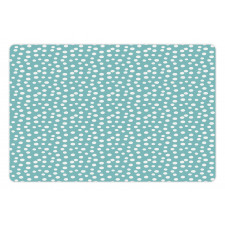 Polka Dots Romantic Art Pet Mat