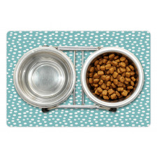 Polka Dots Romantic Art Pet Mat