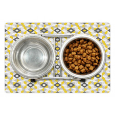 Squares Rounds Pet Mat