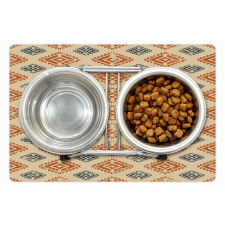 Folk Retro Style Pet Mat