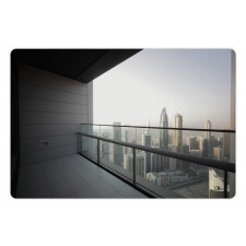 Dubai Cityscape Pet Mat