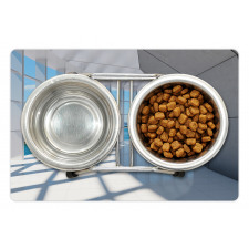 Skyscrapers Seascape View Pet Mat