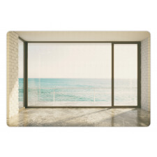 Coastal Scene Ocean View Pet Mat