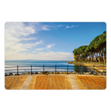 Bolsena Lake Italy View Pet Mat