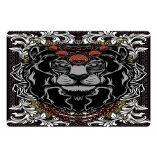 Jungle Emperor Lion Frame Pet Mat