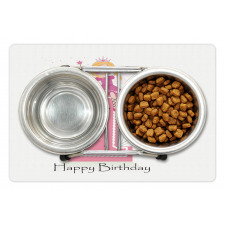 Best Wishes Pink Wand Pet Mat