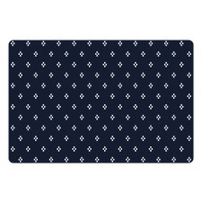 Navy Inspired Pattern Pet Mat