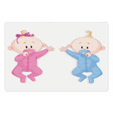 Babies with Pacifiers Pet Mat