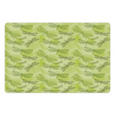 Floral Dragonfly Wings Pet Mat