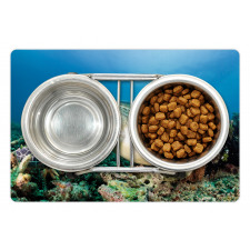 Green Turtle Coral Pet Mat