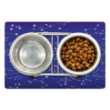 Names of Stars Pet Mat