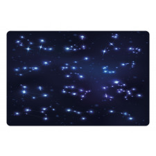 Galaxy and Signs Pet Mat