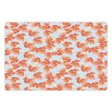 Romantic Poppy Flowers Pet Mat