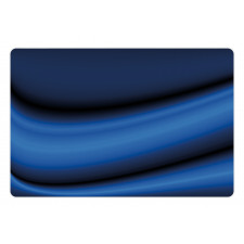 Abstract Wavy Blurry Pet Mat