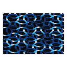 Curvy Modern Shapes Pet Mat