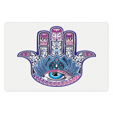 All Seeing Eye Lotus Motif Pet Mat