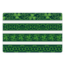 Shamrock Borders Art Pet Mat