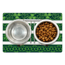 Shamrock Borders Art Pet Mat