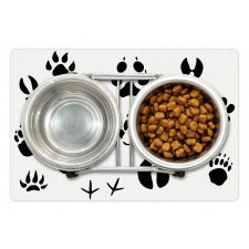 Wildlife Animal Footprints Pet Mat