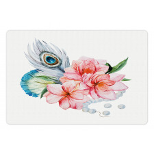 Peony and Peacock Pet Mat