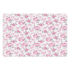 Pink Roses Spring Pet Mat