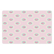 Retro Floral Cabin Pet Mat