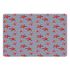 Maritime Themed Pattern Pet Mat