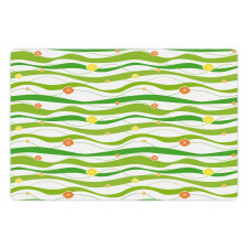 Colorful Wavy Bands Pet Mat