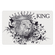 Reign of the Jungle Lion Pet Mat