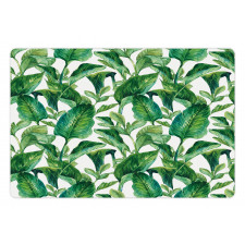 Watercolored Banana Tree Pet Mat