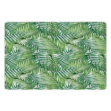 Botanical Wild Palm Trees Pet Mat