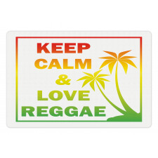 Keep Calm Words Reggae Pet Mat