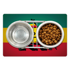 Judah Lion Rastafari Flag Pet Mat