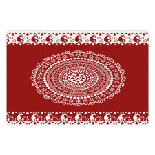 Paisley Side Border Pet Mat