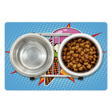 Retro Cone Dots Pet Mat