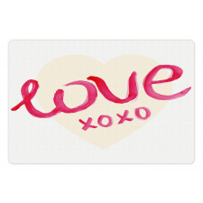 Heart Letters Love Pet Mat