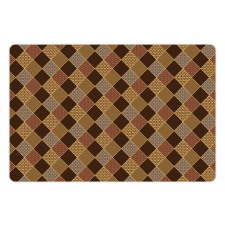 Classic Lozenge Pattern Pet Mat